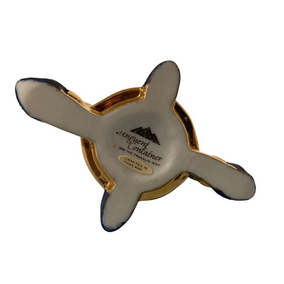 1989 Franklin Mint Treasures of King Tut Miniature Collectable Unguent Container - Picture 7 of 8